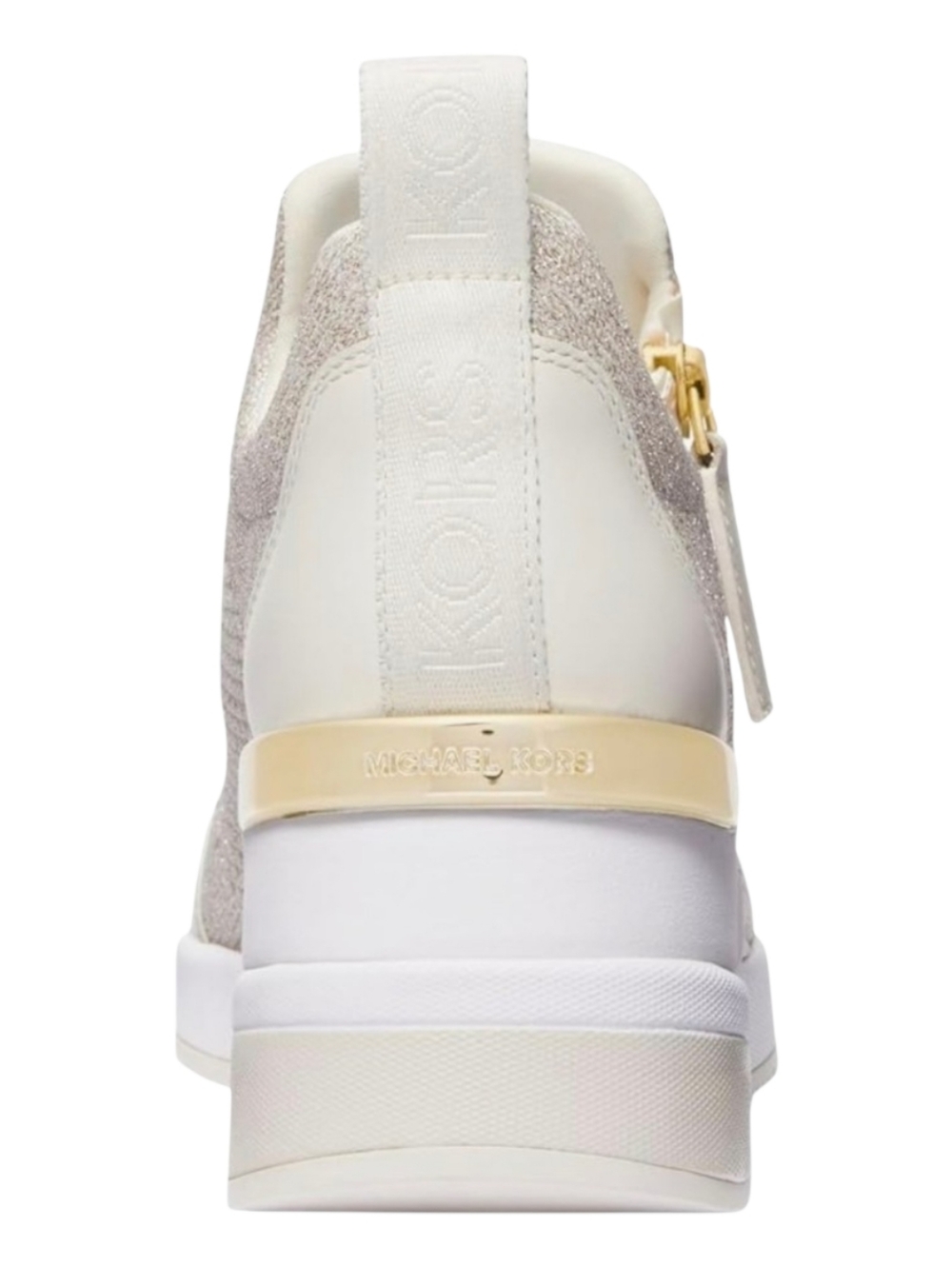 NFS MICHAEL KORS▪︎ Willis Wedge Sneaker ▪︎ Champagne Gold ▪︎ Sz 6.5 - Picture 8 of 8